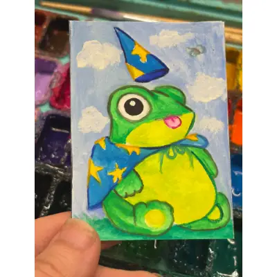 Derppy aceo art card thumbnail 1