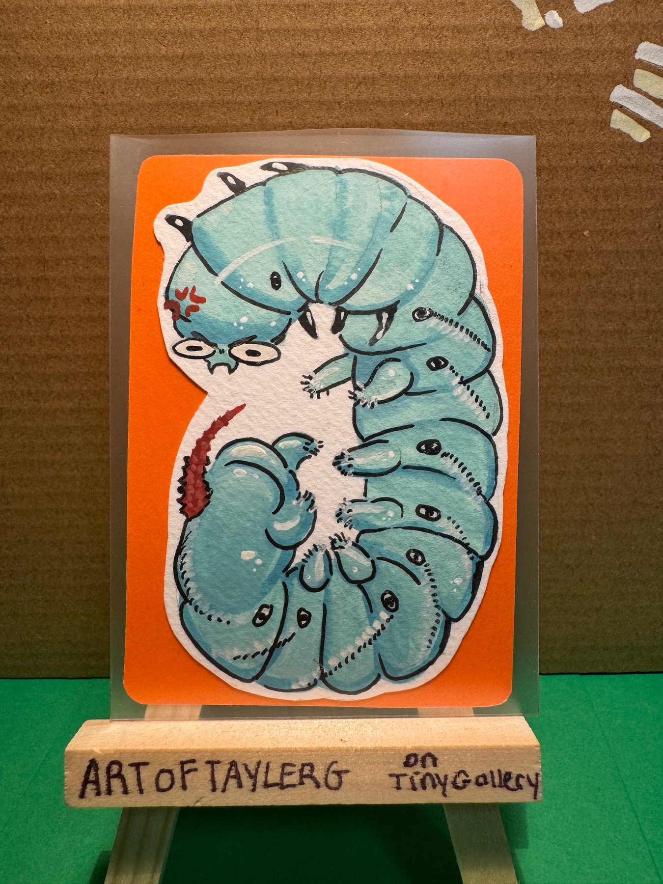 Manduca Quinquemaculata aceo art card