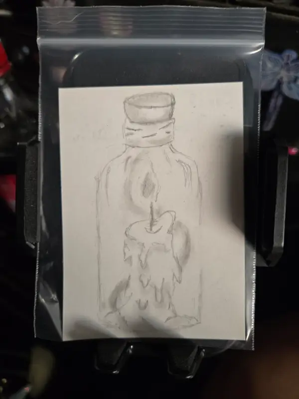 Candle #1 aceo art card