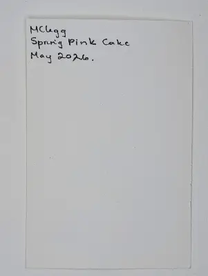 Spring Pink Cake aceo art card thumbnail 2