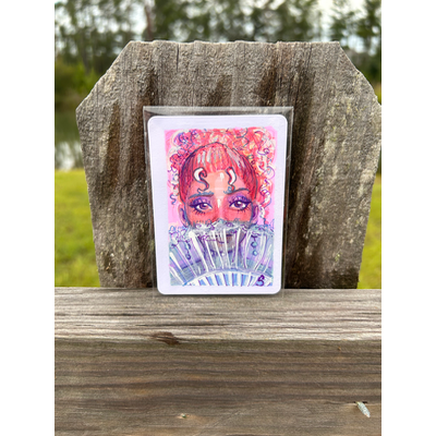 Secret Intentions aceo art card thumbnail 1