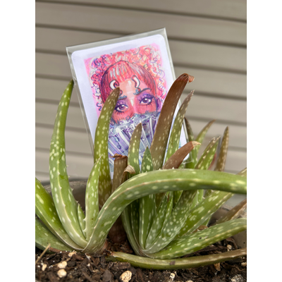 Secret Intentions aceo art card thumbnail 2