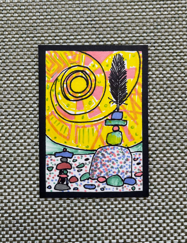 “The Balance” aceo art card