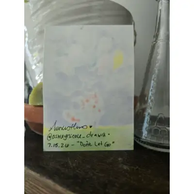 Don't Let Go - Original ACEO aceo art card thumbnail 2