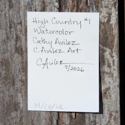High Country #1 aceo art card thumbnail 4