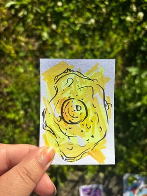 Set of two ACEOS “Abstract Wonder” aceo art card thumbnail 1