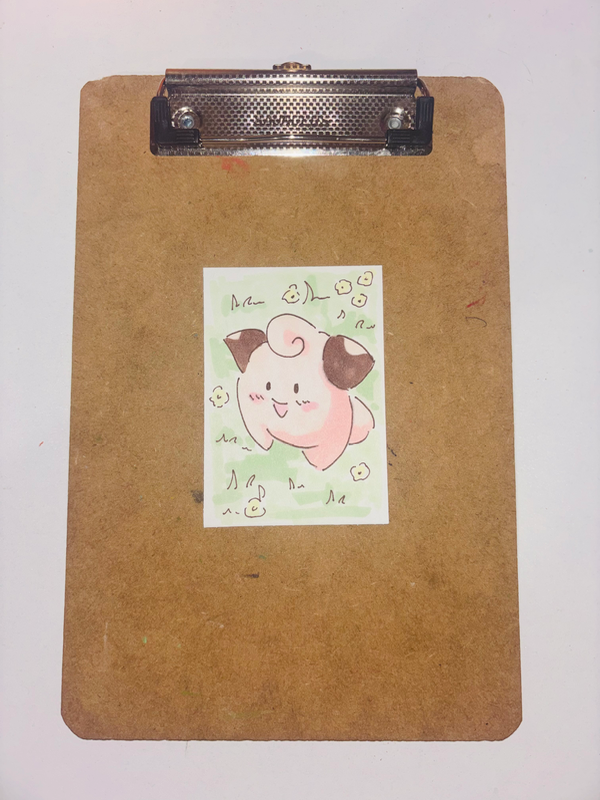 “Cleffa” Pokemon aceo art card