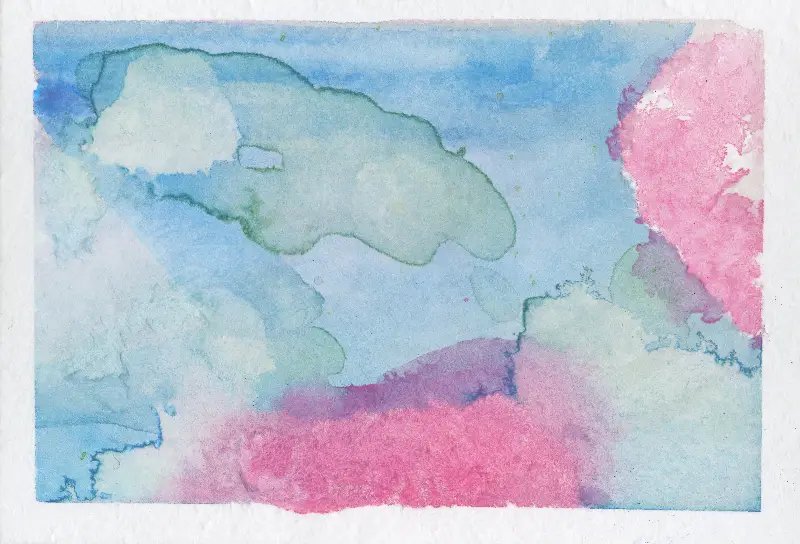 Spring Hills aceo art card