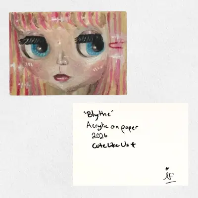 Blythe aceo art card thumbnail 2