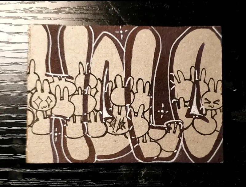 Holo Tag 1 aceo art card