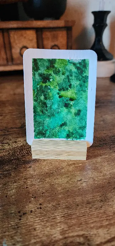 Mossy Fields aceo art card