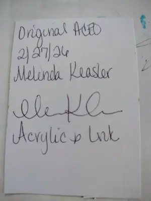 Dragon floral aceo aceo art card thumbnail 2