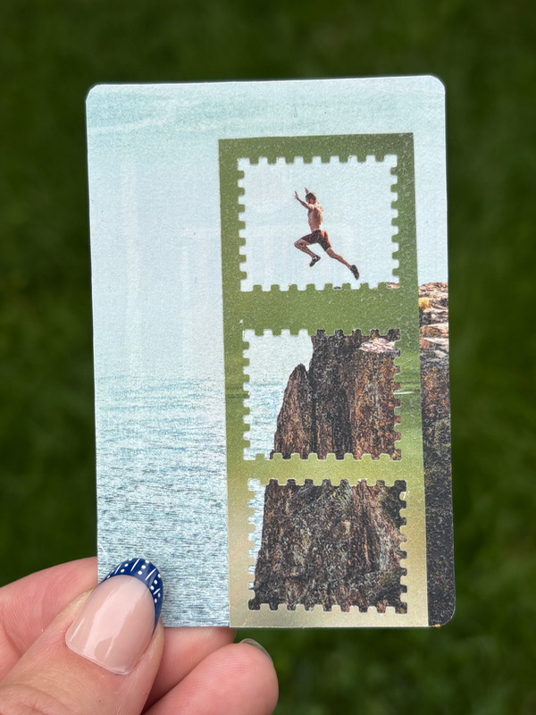 The Leap aceo art card
