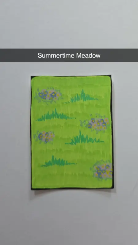 Summertime Meadow aceo art card