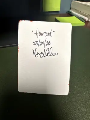 Haircut aceo art card thumbnail 2