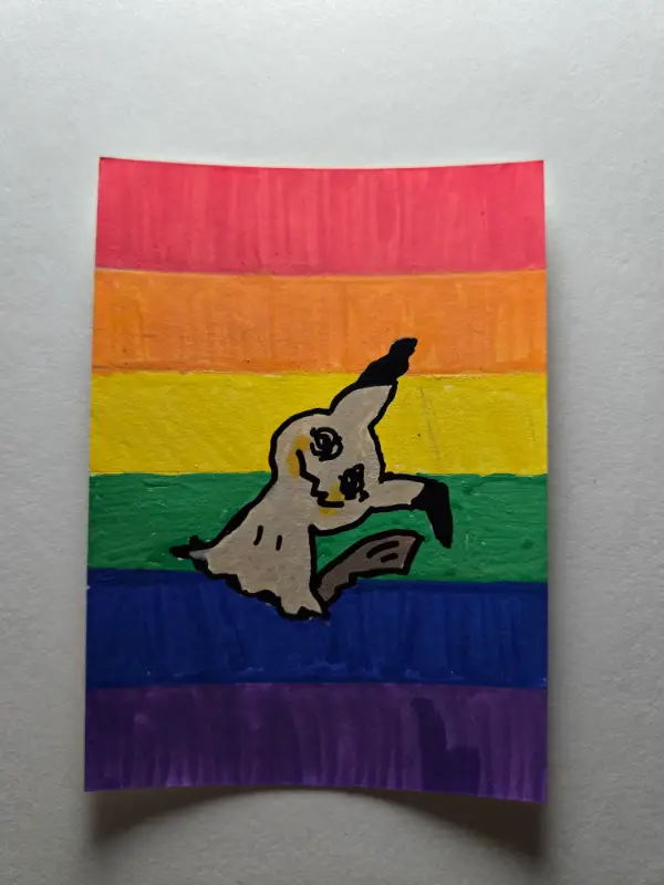 Mimikyu #6 aceo art card