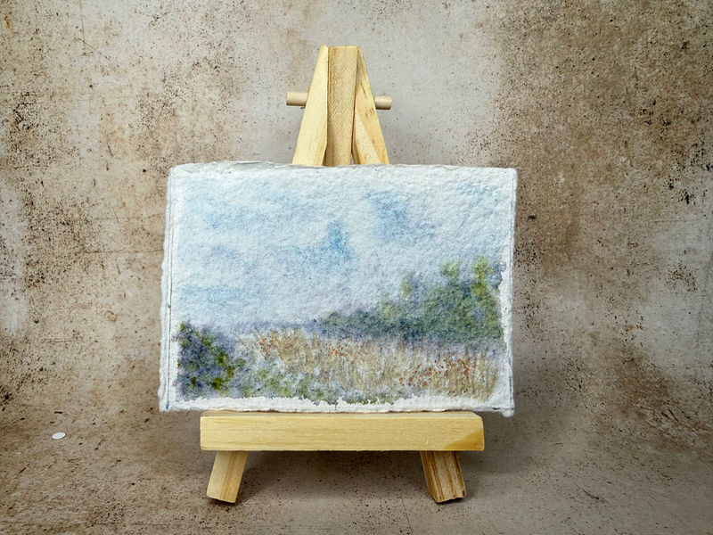 Beachy Path aceo art card