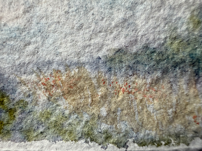 Beachy Path aceo art card thumbnail 2