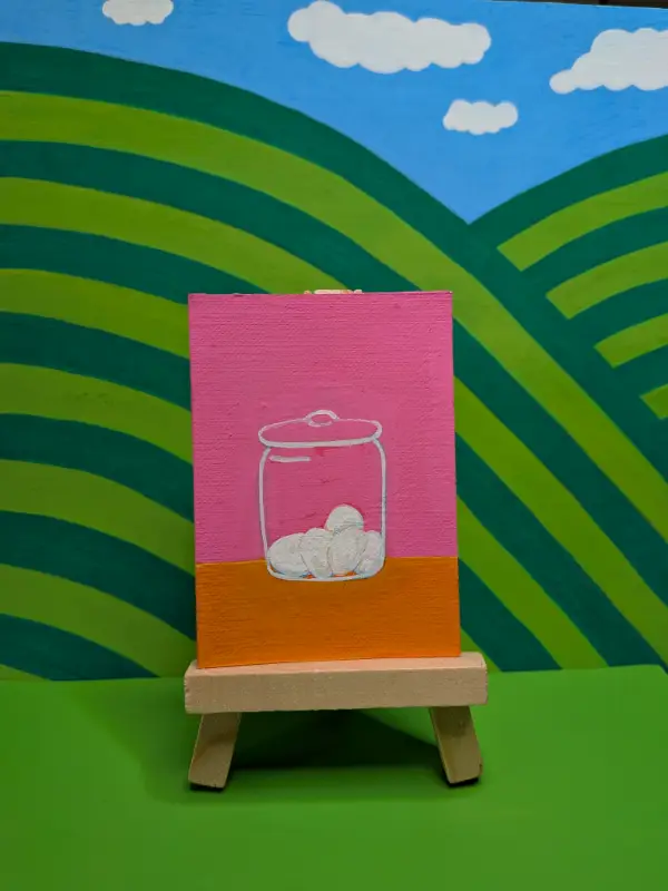 Egg Jar aceo art card