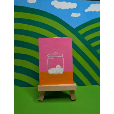 Egg Jar aceo art card thumbnail 1