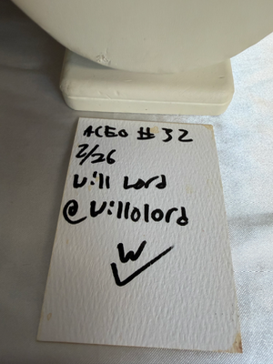 Cute Alien Drawing aceo art card thumbnail 2