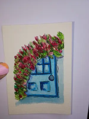 Hope for home aceo art card thumbnail 1