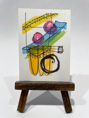 Party Favor aceo art card thumbnail 2