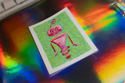 Rose aceo art card thumbnail 2