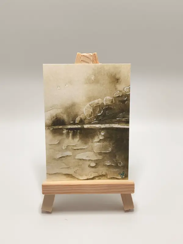 Still Waters aceo art card
