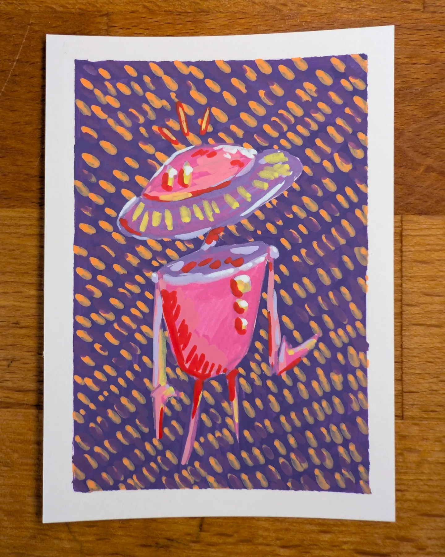 Rosalinda | Doodle-bot aceo art card