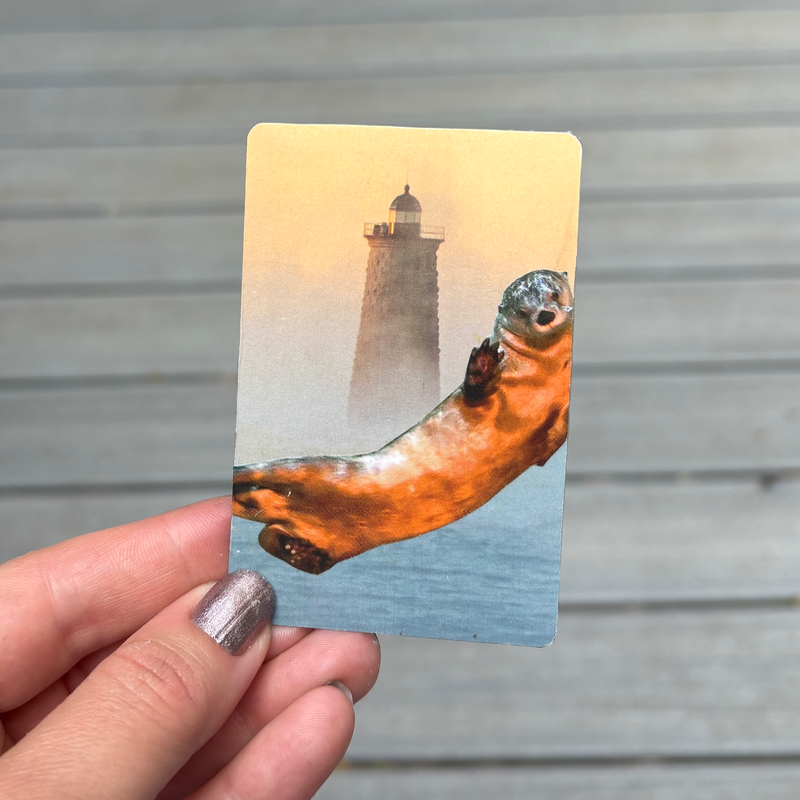 To the Lighthouse aceo art card