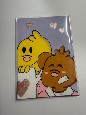 Happy Love Day! aceo art card thumbnail 3