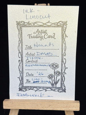 Hearts aceo art card thumbnail 2