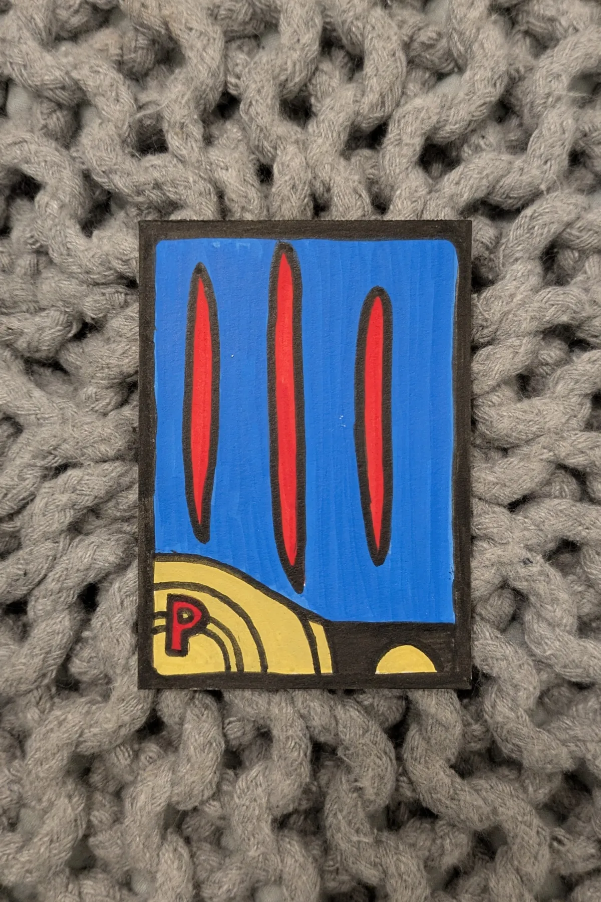Machoke aceo art card