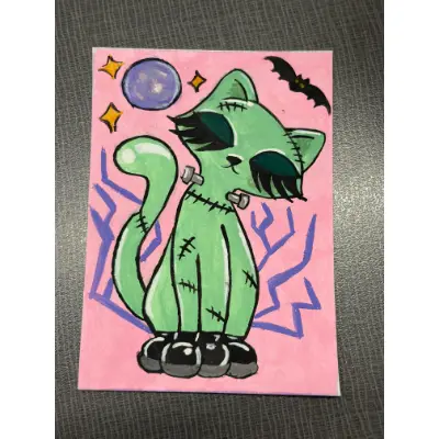 Frankie aceo art card thumbnail 2