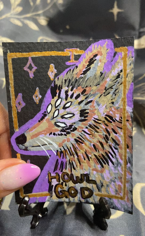 Howl God aceo art card