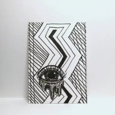 pattern recognition - card No. 4 aceo art card thumbnail 1