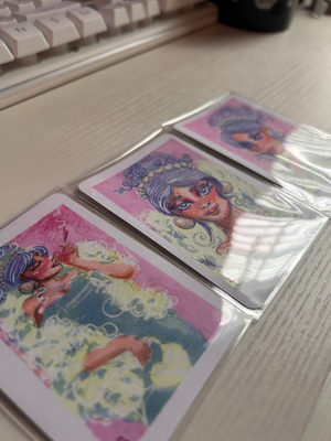 Set of 3 aceo art card thumbnail 1