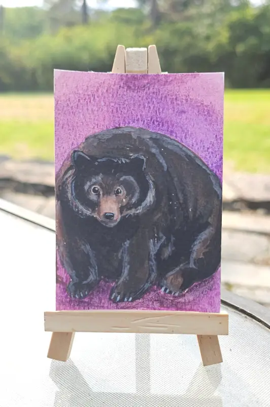 If not friend, why friend shaped? aceo art card