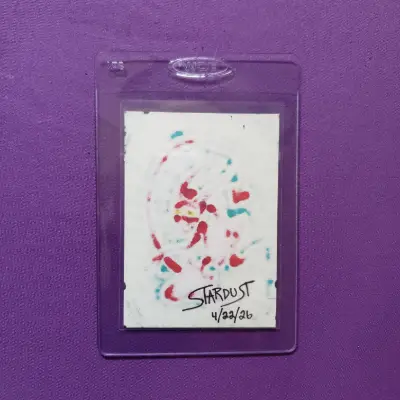 Original Fantasy Demon Creature Marker Illustration OOAK aceo art card thumbnail 2