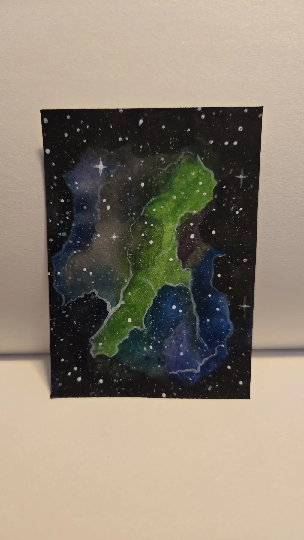 Galaxy Storm aceo art card