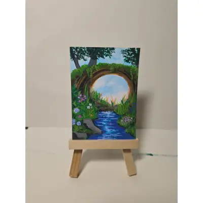 Nature Arch aceo art card thumbnail 1