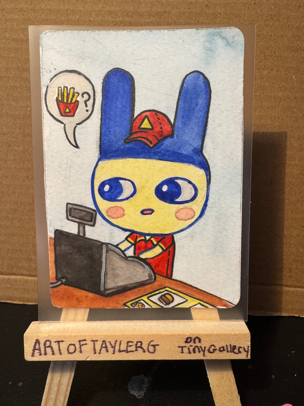 McMametchi aceo art card