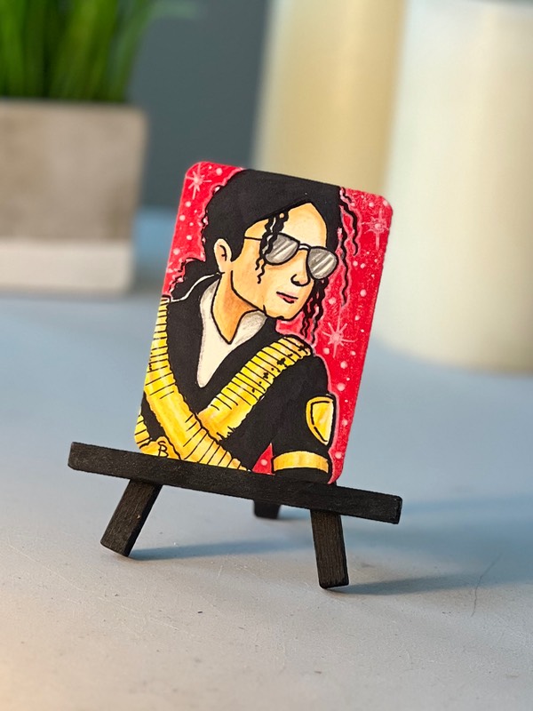 Michael Jackson aceo art card