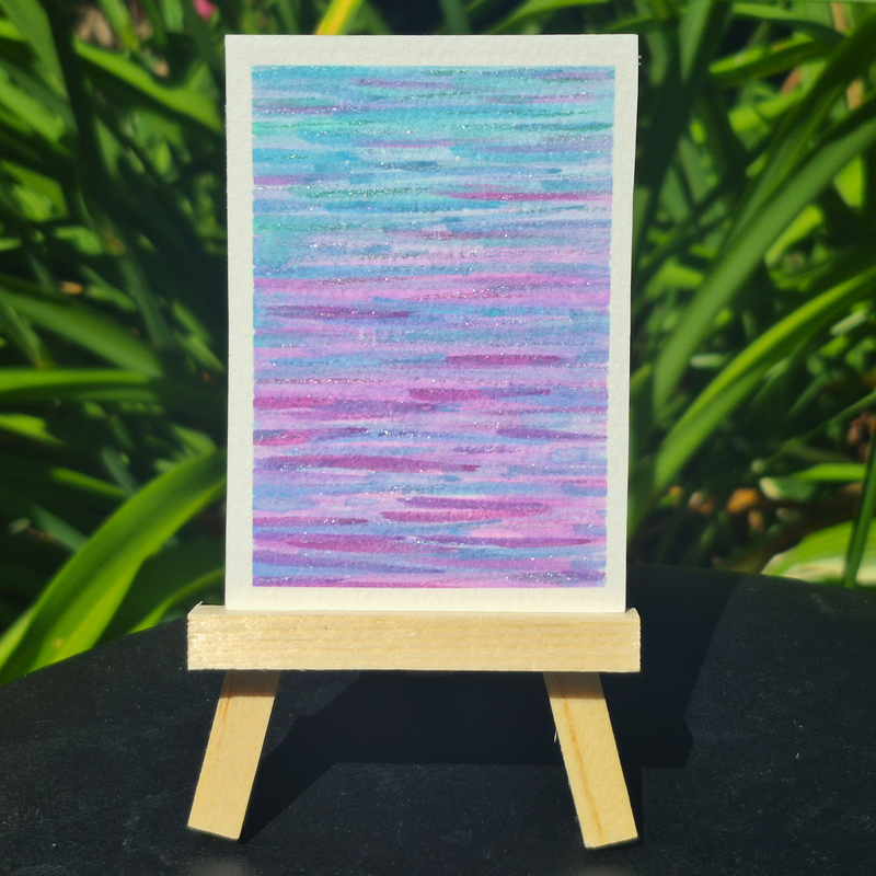 Lake no.1 aceo art card
