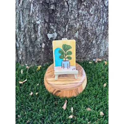 Plants without Borders: Fig aceo art card thumbnail 1