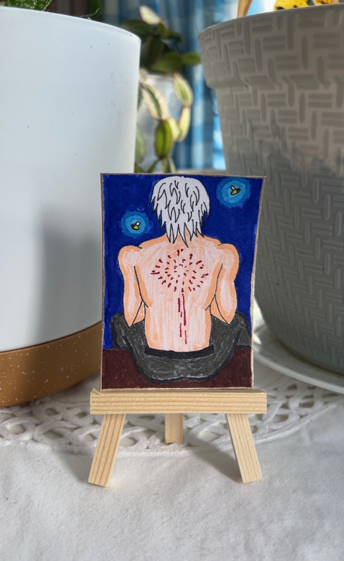 “Sun God” aceo art card