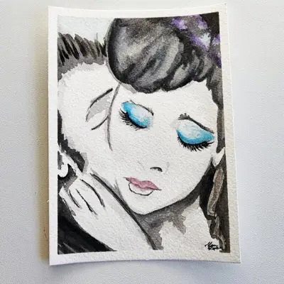 Love me aceo art card thumbnail 1