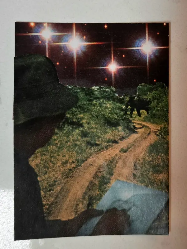 An Artist in the Ether aceo art card