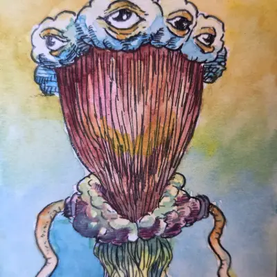 The Dream Maker aceo art card thumbnail 2